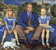 Diego Rivera Portrait of A Family oil painting reproduction